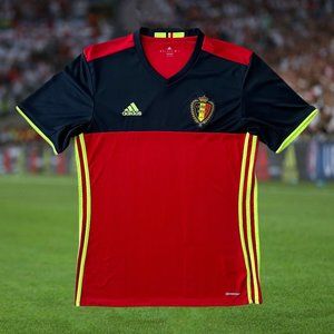 Belgium 2016/17 Authentic Home Soccer Jersey Medium Camiseta Futbol Football